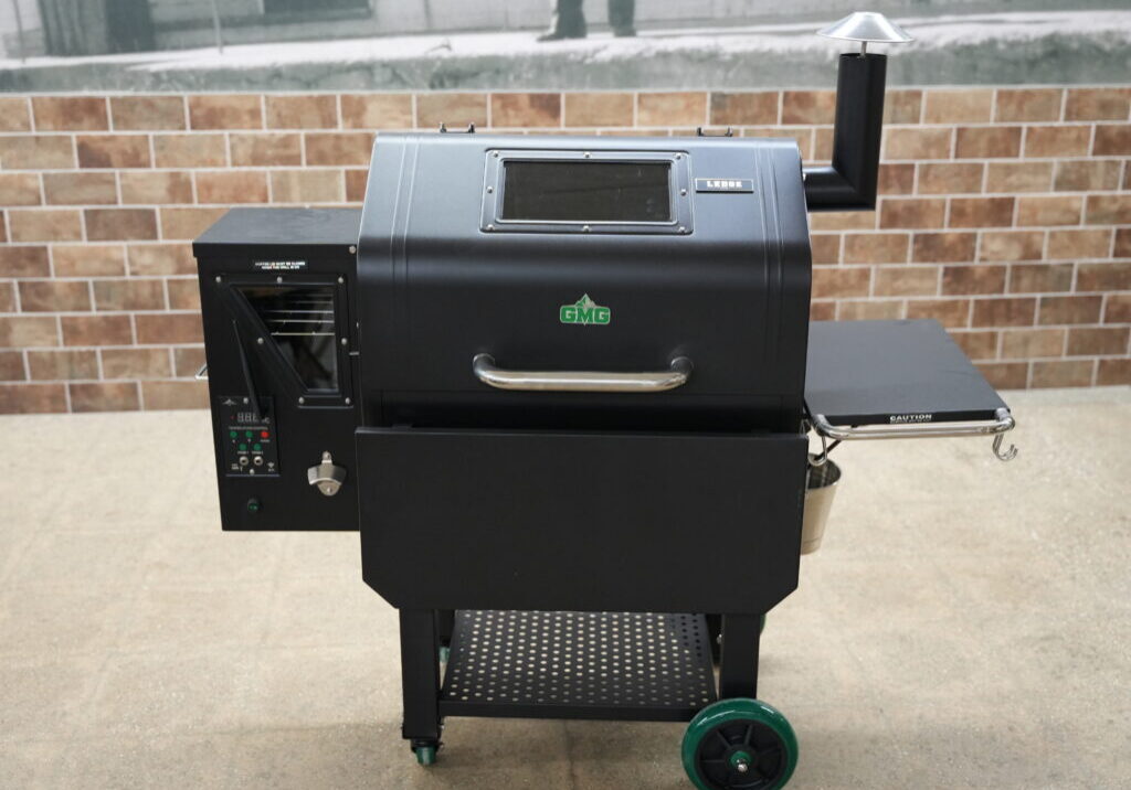 Green Mountain Grill - Ledge Prime Model filled with brats for our Ebels Fill The Grill Giveaway!